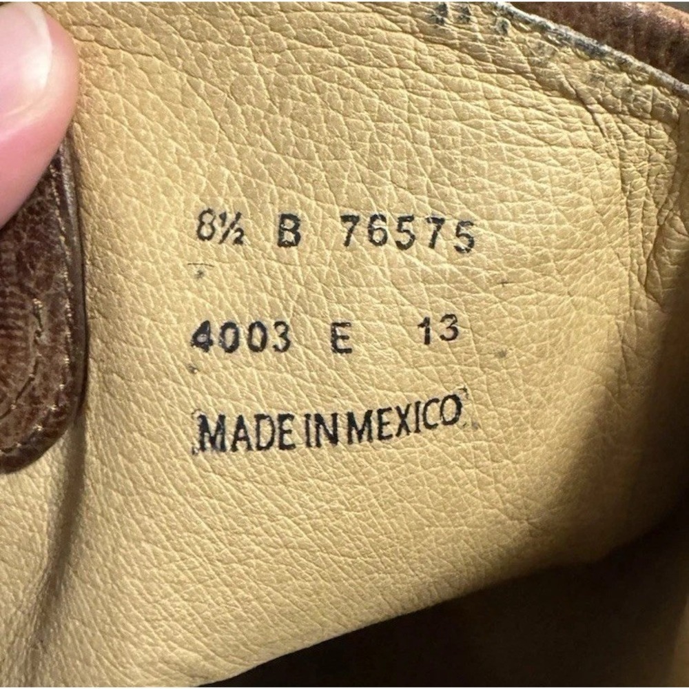 Frye 76575 Tall Jackie Button Brown Leather Boot Size 8.5 B NICE - Picture 5 of 5
